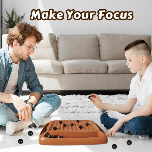 Magnetic Chess Game Set with 28 Pcs Magnetic Pieces for Family Game Night, 2-4 Players