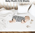 28" 52", 100% Stretchy Fitted Crib Sheets, Muslin Crib Bed Sheets for Babies by Super Soft and Comfortable Cotton Bed