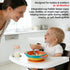 (V2+ Set) Baby High Chair Tray Compatible with Stokke Tripp Trapp Baby Replacement Feeding Tray with Built-In Cup
