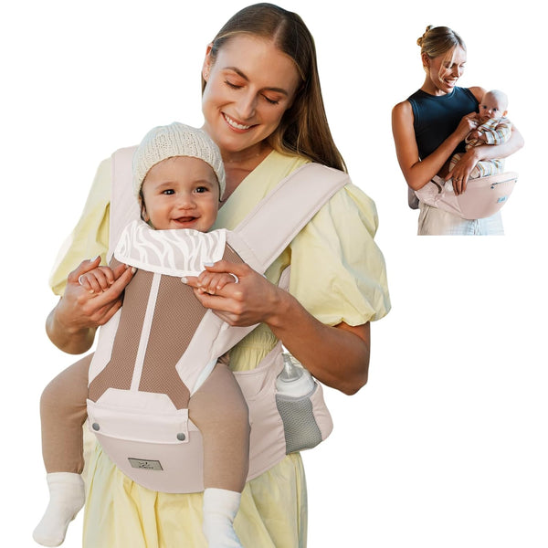 MOMTORY Baby Carrier Newborn to Toddler, 6-in-1 Baby Carrier Plus Size Friendly,