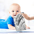 Msyxl 3 Pack 12x12in Colorful Seashells Baby Washcloths Soft Face Towel Absorbent Bath Wash Cloths for Newborn Infants