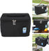 Portable Breastmilk Cooler Bag, Digital Temperature Display, Large Capacity Storage, Oxford Cloth Material, Black