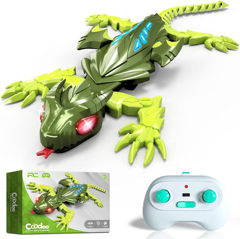 Wall Climbing Gecko Lizard, Kids Toys Remote Control Car, Rechargeable Wall Crawler