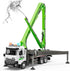 Cement Concrete Pump Truck Toy - Extendable Concrete Boom Pump Construction Trucks