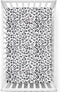 Snow Leopard Themed Fitted Crib Sheet,Soft Toddler Mattress Sheet Fitted - Crib