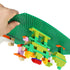 ZENFUN 4 Pack Baseplates Building Plates, 10'' x 15'' Classic Compatible with Major Brick Brands in Green Blue