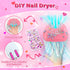 Set 3 4 5 6 7 9 10 11 12-Pink Kids Nail Polish for Girls Toys, Washable Quick-Dry Toddler Nail Art Kit with Air Cooling