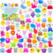 MEZHOBBY Mochi Squishies Squishy Toy 120pcs Party Favors for Kids Classroom Prize Mochi
