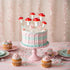 30 Pack jarbins Mushroom Cake Decorations Red Mini Mushroom Toothpicks Foam Cupcake Toppers Mushroom Cake Picks