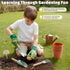 Set Dreamon Gardening Toys for Kids, Quality Garden Tool Kit Includes Tote Bag, Gloves, Shovel, Rake, Cultivator