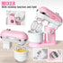 Set, 7 3 Kids Kitchen Toys BPA-Free Piece Pretend Play Appliances with Light Sound, Coffee Maker Blender Stand Mixer