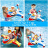OVV Swimming 1-4 Summer Baby Pool Float Float Boat with Steering Wheel Horn for Kids Toddlers Age Boys Girls Inflatable
