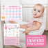 Unicorn Potty Training Chart for Toddler Girls - Potty Training Sticker Chart for Girls Potty with Sticker, Sticker