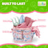 Set Floral Kids Gardening - Toddler Garden Tools, No-Leak Watering Can & Quality Tote Bag - Safe Metal Tools for Kids