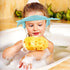 Baby Shower Cap - Safe Silicone Protection Bath Cap, Adjustable Visor Hat for Toddler Baby Kids