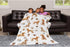 SqtmuHLuo 60x80inch Baby Blanket for Boys Girls Poodle Flannel Baby Swaddle Blankets Dog Crib Stroller Nursery