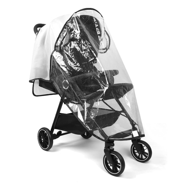 Clear Stroller Rain Cover, Universal Stroller Cover Breathable, Foldable Travel Weather Shield,