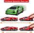 7 Inch Friction Power Car Toys Set - Push and Go Pull Back Trucks Wind Up Race Car 3 Pack for Toddlers