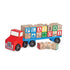 Melissa & Doug Educational Toy Wooden Truck Alphabet Blocks