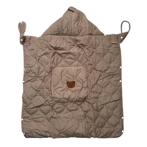RASTKY Baby Carrier Cover Soft Windproof Breathable Infant Hooded Blanket for Stroller, Newborn Universal Hoodie