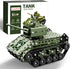 Lucky Doug STEM Building Projects Model Army Tank Set - 284 Pieces