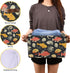 CWUPZAY 1 Pack Salmon Squid Storage Basket Canvas Fabric Collapsible Storage Bins Box Organizer Waterproof for Home