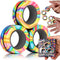 BUNMO Magnetic Fidget Ring, Fidget Toys for Adults, Endless Fun - Spin, Connect & Play - Great Gift for Boys & Girls