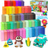 ESSENSON Air Dry Clay 54 Colors, Soft & Ultra Light Modeling Clay with Tools, Gifts for Kids Age 3-8+.
