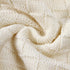 LAWKUL Knit Baby Blankets, White Cable Newborn Receiving Blanket, Soft Swaddle for Crib Stroller, 40"x30"