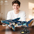 BNG Sets 8-14 (1277PCS) Mechanical Shark Building for Adult,Ocean Animal Building Block with Display Stand and Light