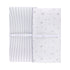 Set Changing Pad Cover and Crib Sheet Bundle (Blue Dragonflies + Stripes Print)
