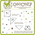OsoCozy (Dozen) 27 30.5 100% Dozen. - Organic Flat Cloth Diapers - x - One-Layer Nappies Made of Soft, Durable Birdseye