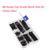 cSeao Parts,50pcs M6 M6x40/50/60/70/80mm Black Baby Bed Crib Screws Replacement Hex Drive Socket Cap Barrel Nuts