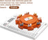 6.5" 8 70-Sheets Set. Exqline Mexican Train Dominoes Accessories - with Mexican Train Hub Centerpiece, Metal Mexican