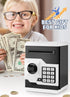 Playsheek Piggy Bank for Girls Boys Large Electronic Money Coin Banks with Password Protection, Automatic Paper Money