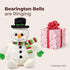 Bearington Big Snowball Snowman Plush, 14 Inch Stuffed Animal, Ideal Christmas Gift for Toddlers, Kids & Teens, Ages
