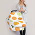 Schgap Halloween Pumpkin Baby Car Seat Covers Canopy, Soft Stroller Cover Nursing Cover Breastfeeding Baby Carrier