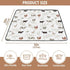 KICPOAY 50 50 Baby Play Mat Farm Cow Rooster Goose x Playpen Mats for Floor Play Gym Crawling Mat Non-Slip Cushioned