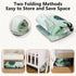 50x50 Baby Play Mat, Playpen Mat, Thick Soft Foam Playmats for Baby, Foldable and Washable Crawling Mat for Floor(Green