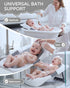 ISELECTOR 0-6 Baby Bath Support Foldable Baby Bathtub Bath Tub for Newborn Infant Baby Bath Seat with Non-Slip Suction