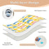 siphylline 52" 34" Yellow Colorful Cats Extra Large Resuable Diaper Mats Soft Absorbent Baby Diaper Changing Pad