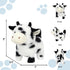 7'',Black Easfan Walking Black Cow Interactive Electronic Pet Plush Toy with Sounds and Movements Moving Educational