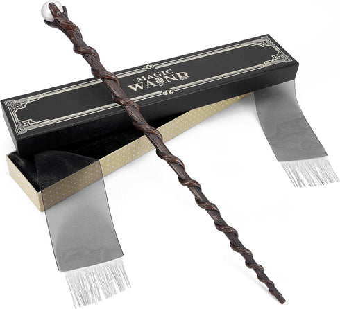 Magic Wizard Wand, Witch Sorcerer Toy Wands for Kids, Collectible Magical Gifts for Halloween and Birthday
