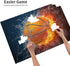 Wooden Jigsaw Puzzles 1000 Piece Basketball - Intellective Game for Teens and Stylish Home Decoration