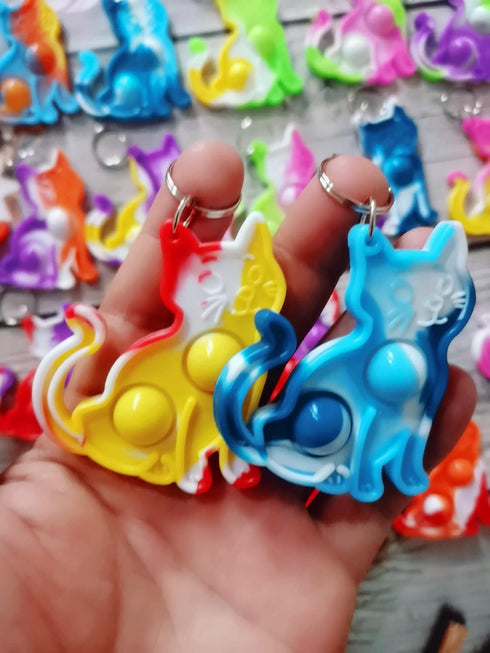 24 Packs Unique Mini Cats Fidget Toys, Funny Summer Present for Kids, Classroom Gifts from Teacher, Birthday Party