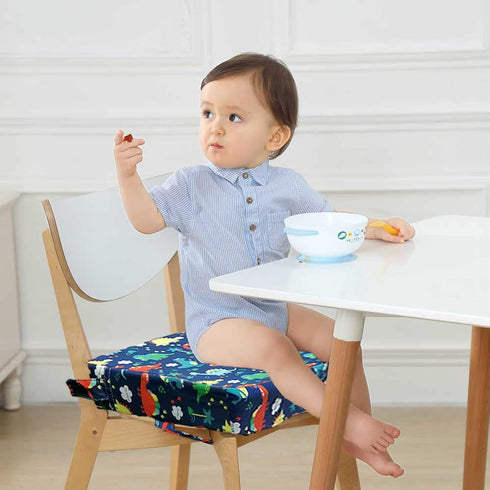 2 Taeku Booster Seat for Dining Table, Portable Kids Toddler Booster Chair Increasing Cushion Cartoon Seat Pad