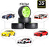 12mm Hex RC Drift Car Wheels and Hard Slick Tires for 1/10 Scale, Set of 4