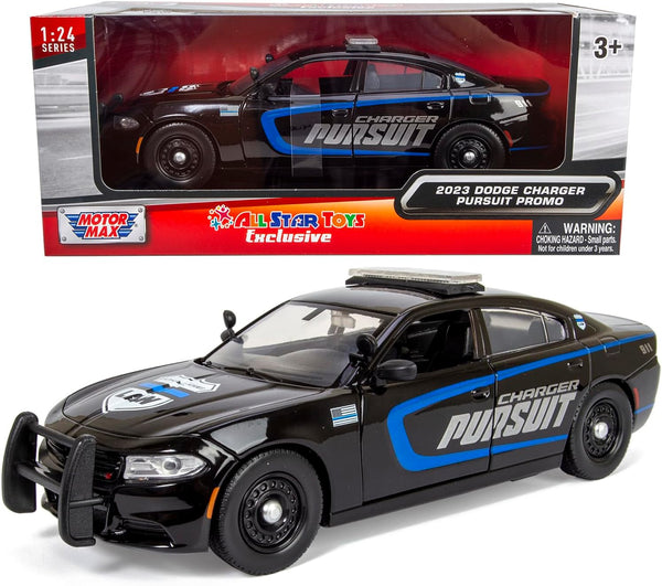 All Star Toys 2023 Charger Enforcer Police Pursuit Car 1/24 Diecast Model for Dodge Police