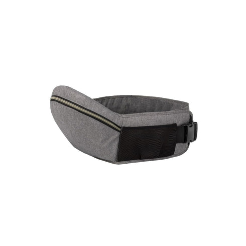 Moby Wrap Grey Heather Hip Carrier - Comfortable Baby Travel Gear