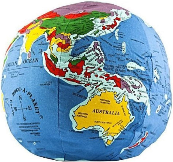 Pocket Hugg-A-Planet Earth - Soft Plush Globe Educational Toy for Kids 1mo+, Teens, Adults, Teachers